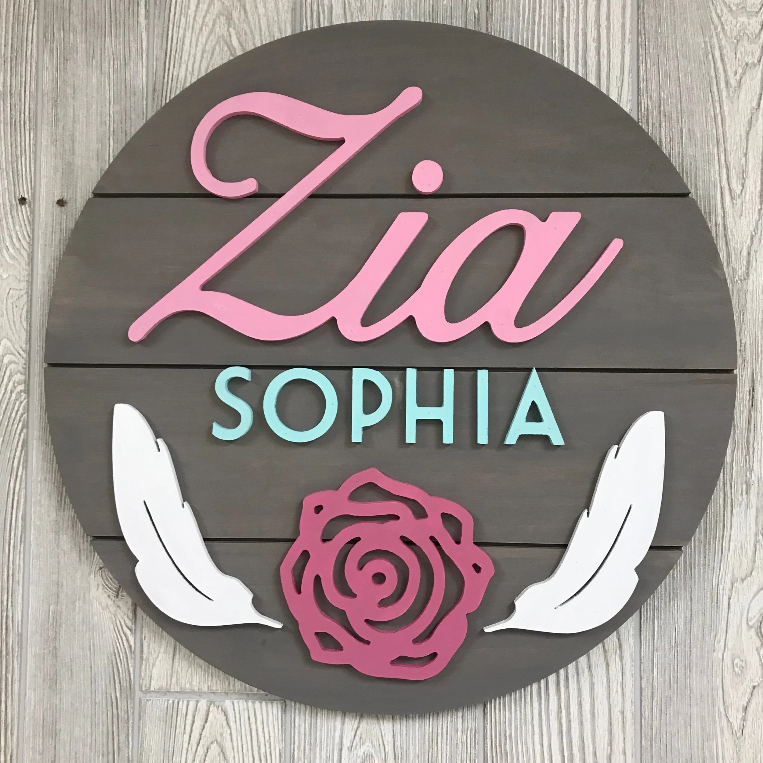 21" | 3D Feathers | $65