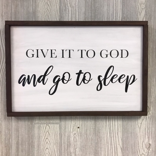 $45 | Give God | 12"x18.5"
