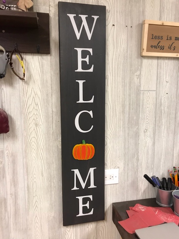 $65 | Interchangeable porch sign |45"x9.25"