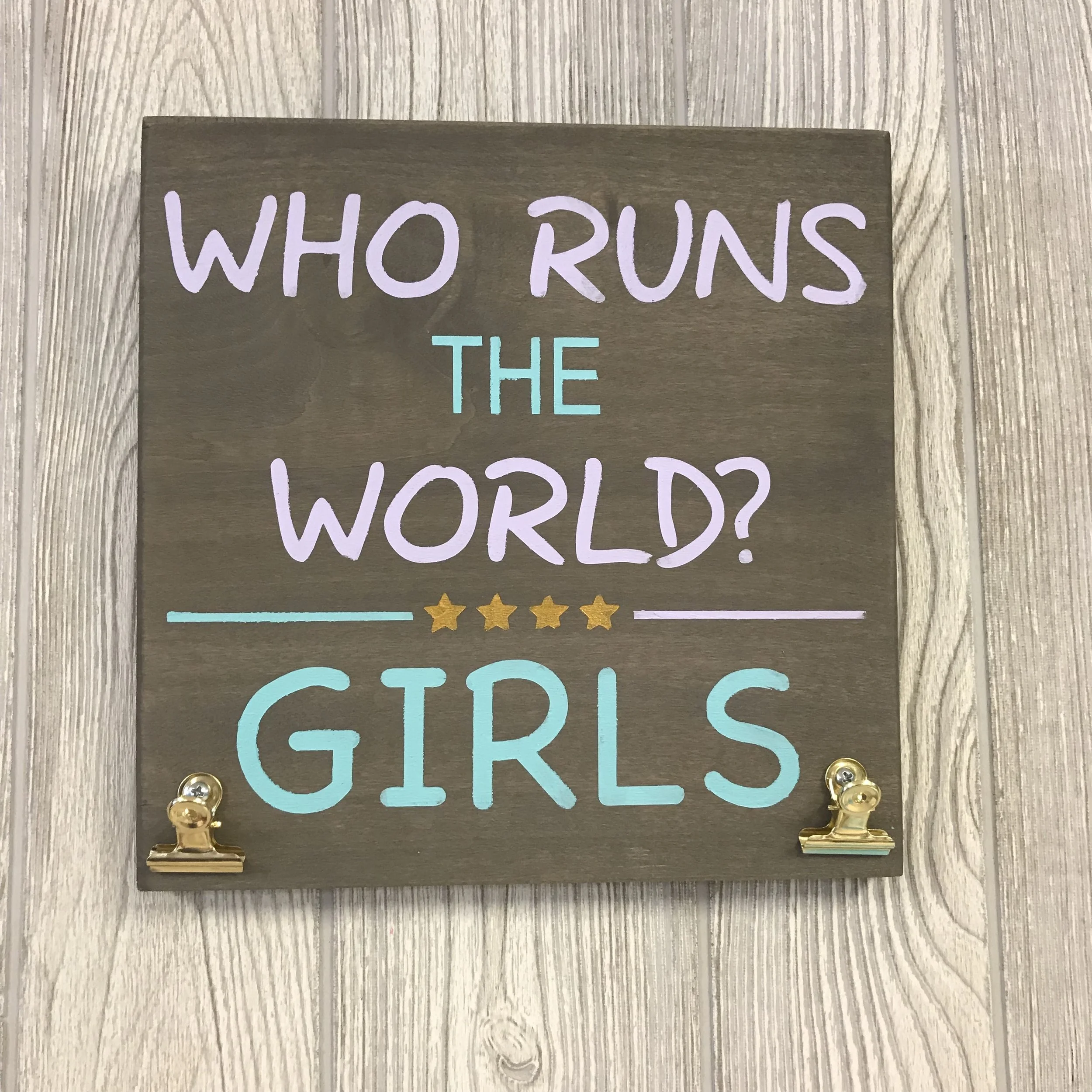 10"x10" | Who run world
