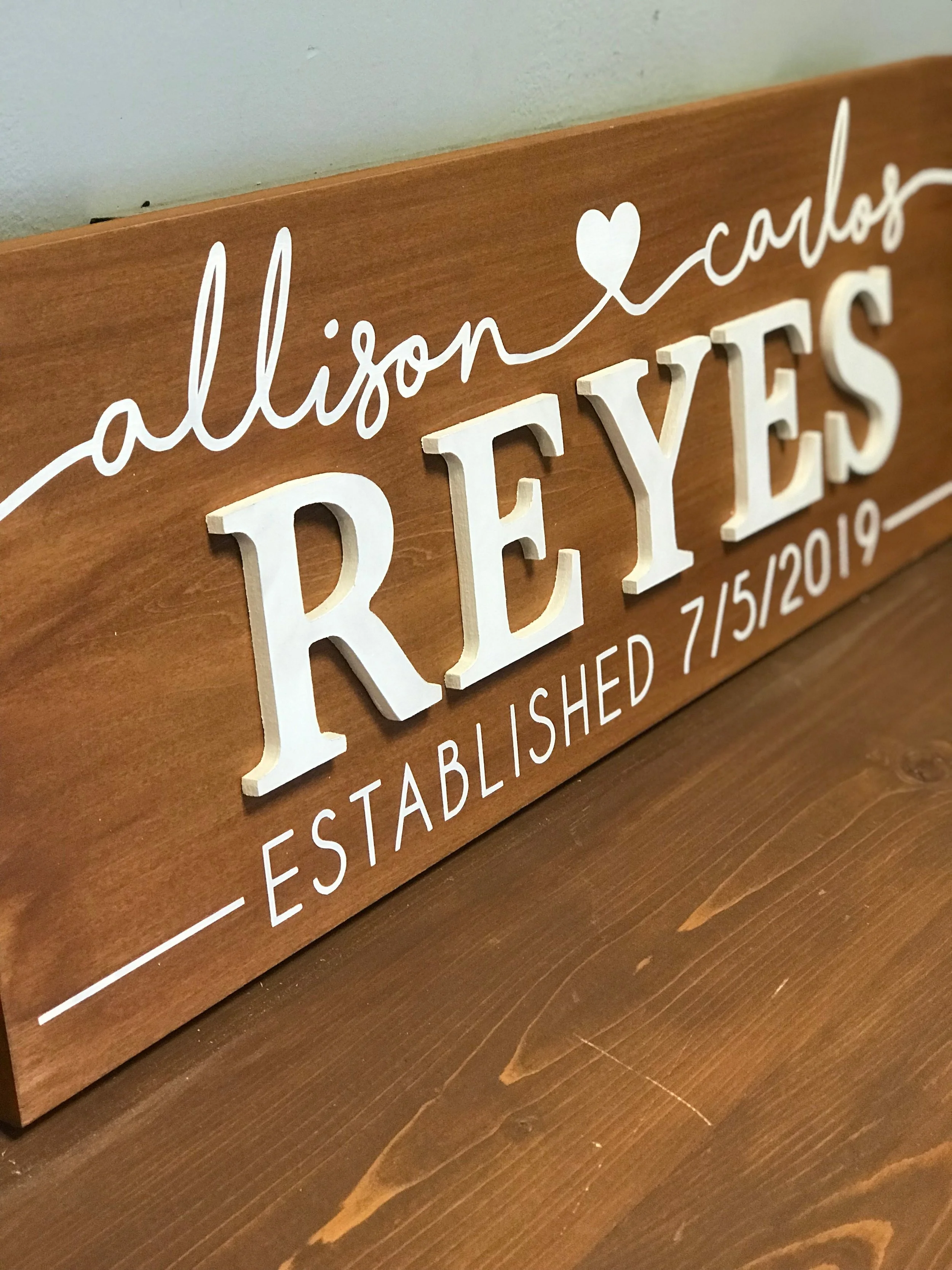 $70 | 3D Wedding | 9.25"x26"