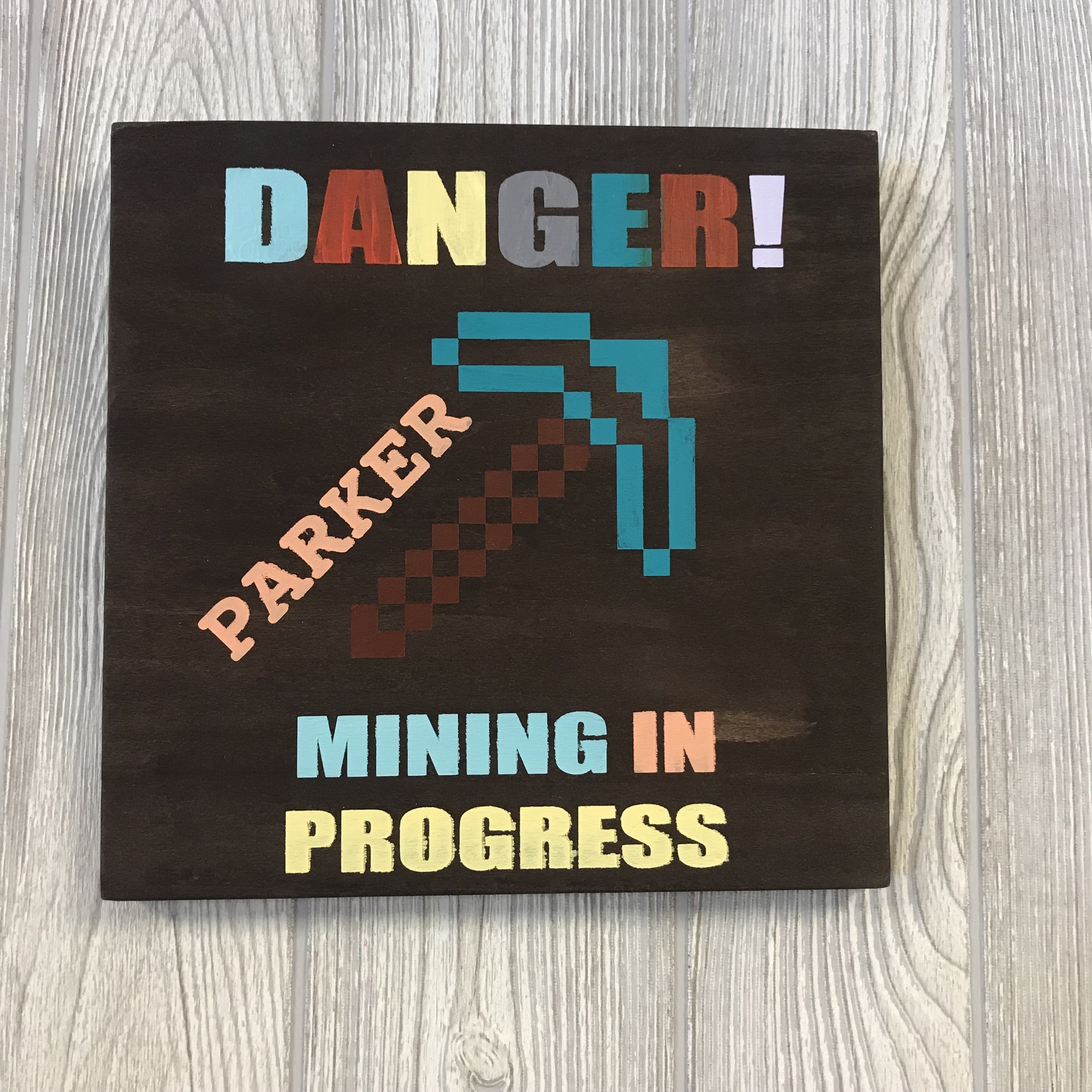 10"x10" | Danger