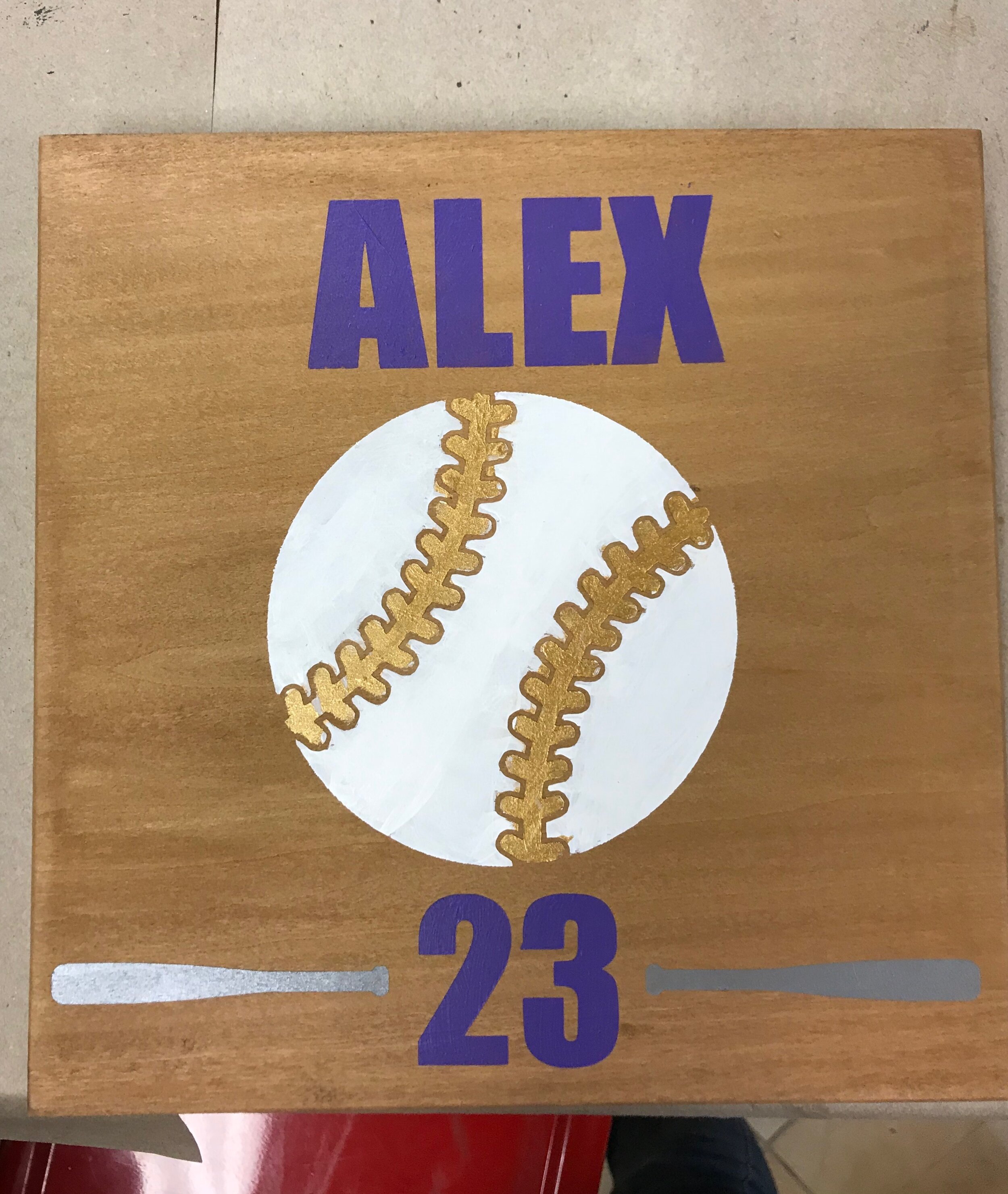 10"x10" | Baseball