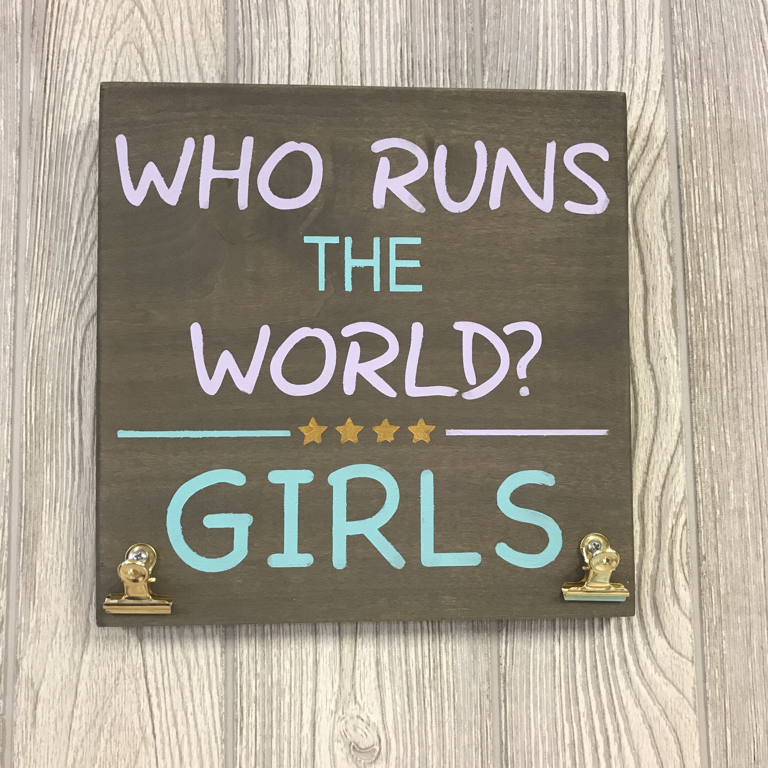 who runs the world