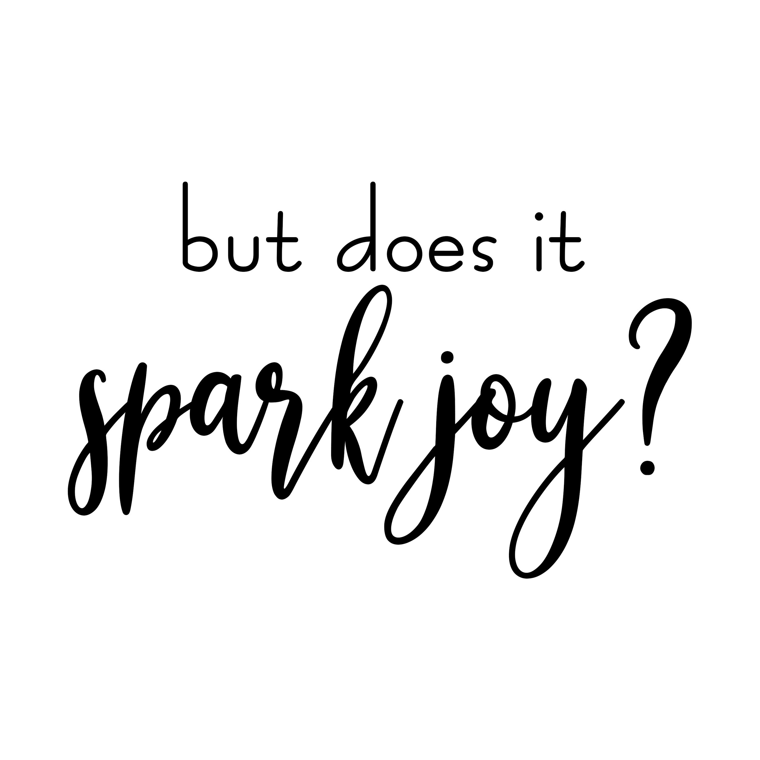 10x10 | Spark Joy