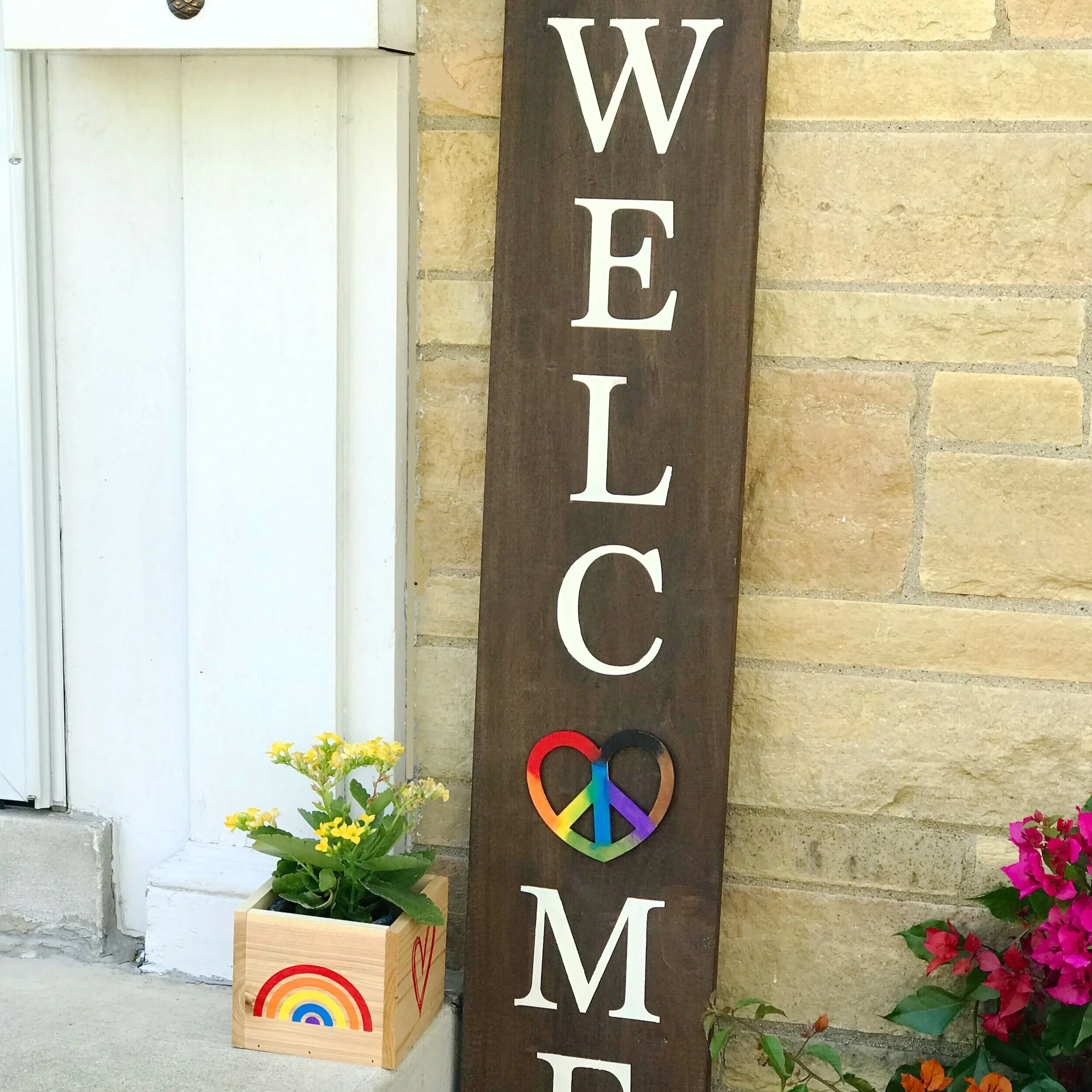 Welcome Interchangeable Porch Sign
