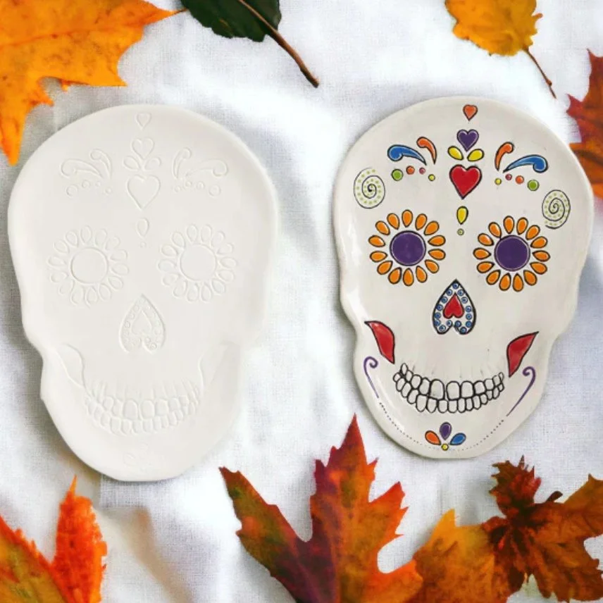 Halloween Glazed Clay