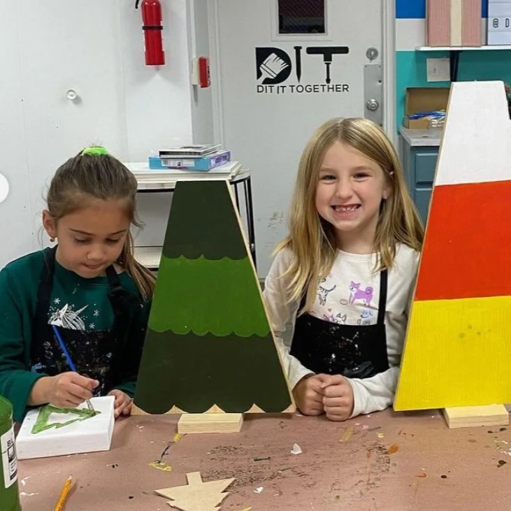 Double sided Candy Corn and Holiday Tree