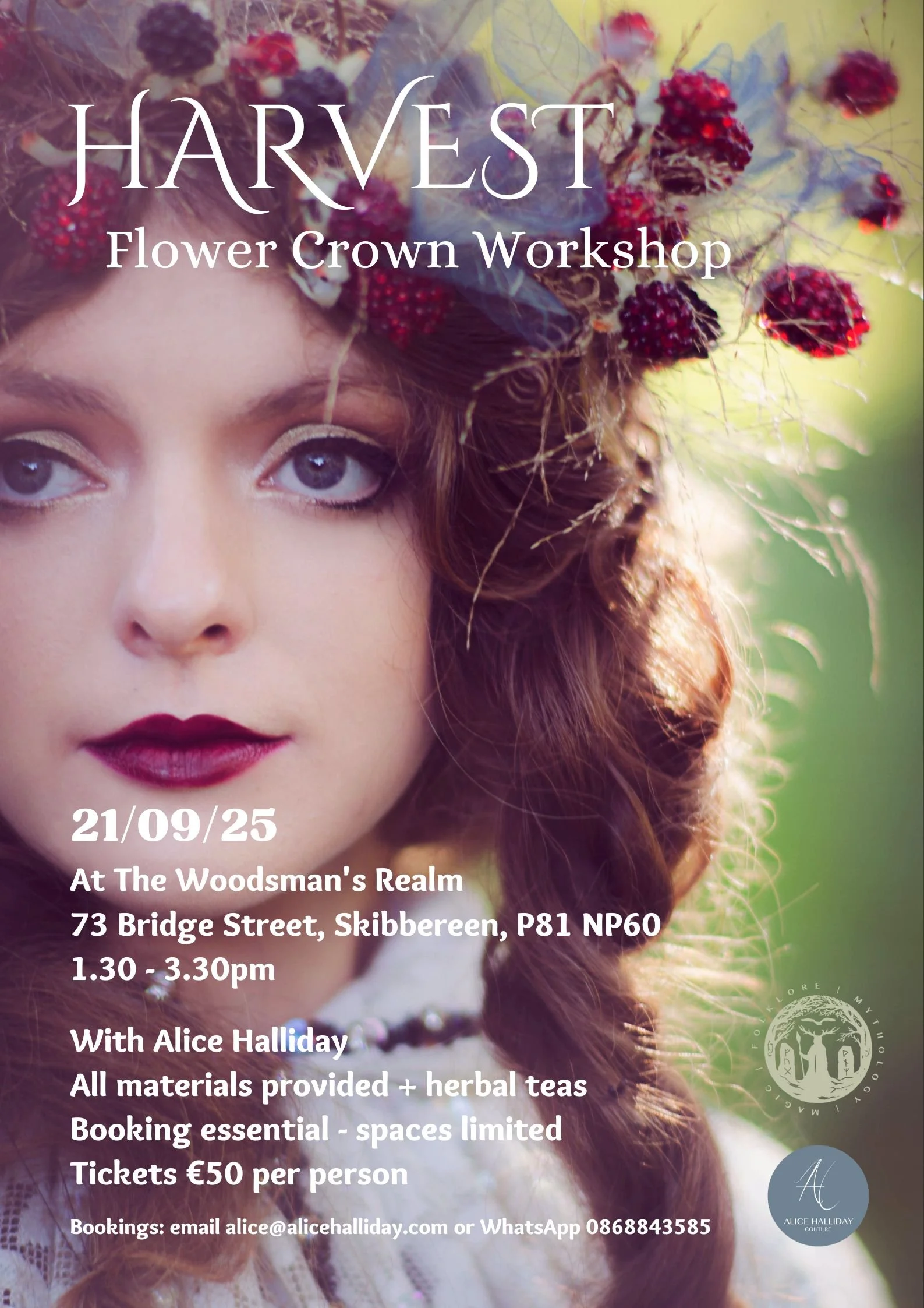 Harvest Flower Crown Workshop
