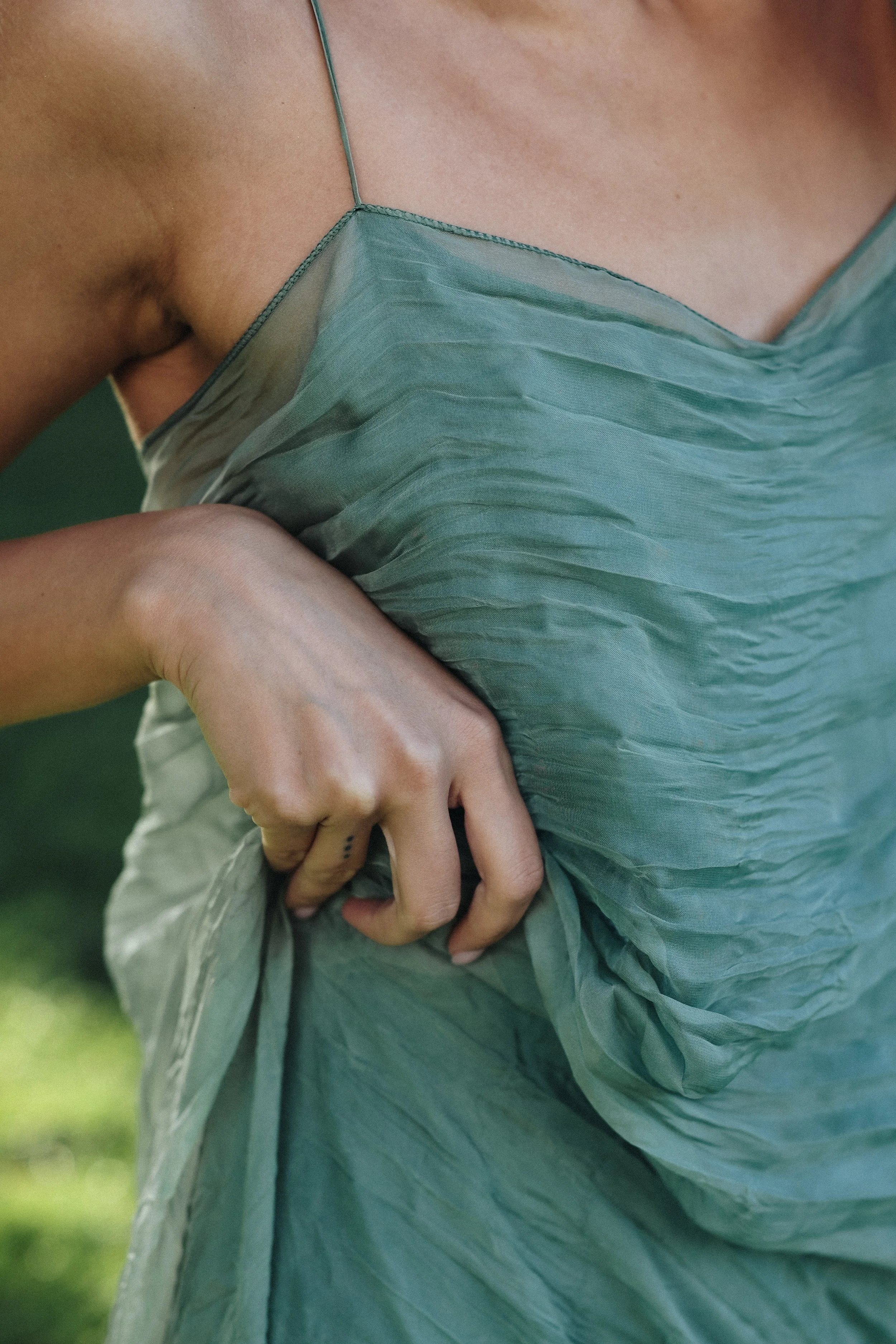 Sea Green Dress  Alice Halliday Couture