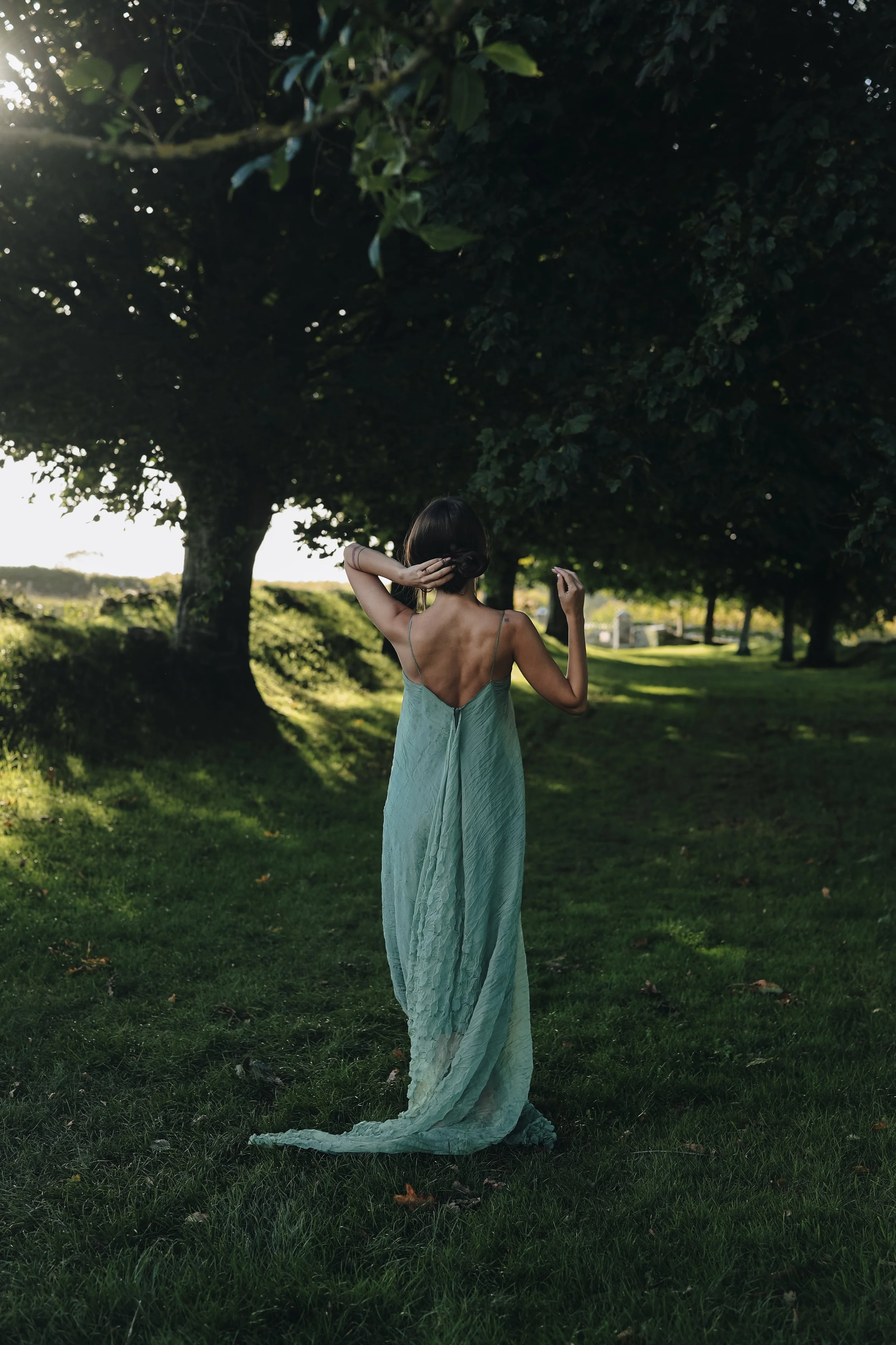 Sea Green Dress  Alice Halliday Couture