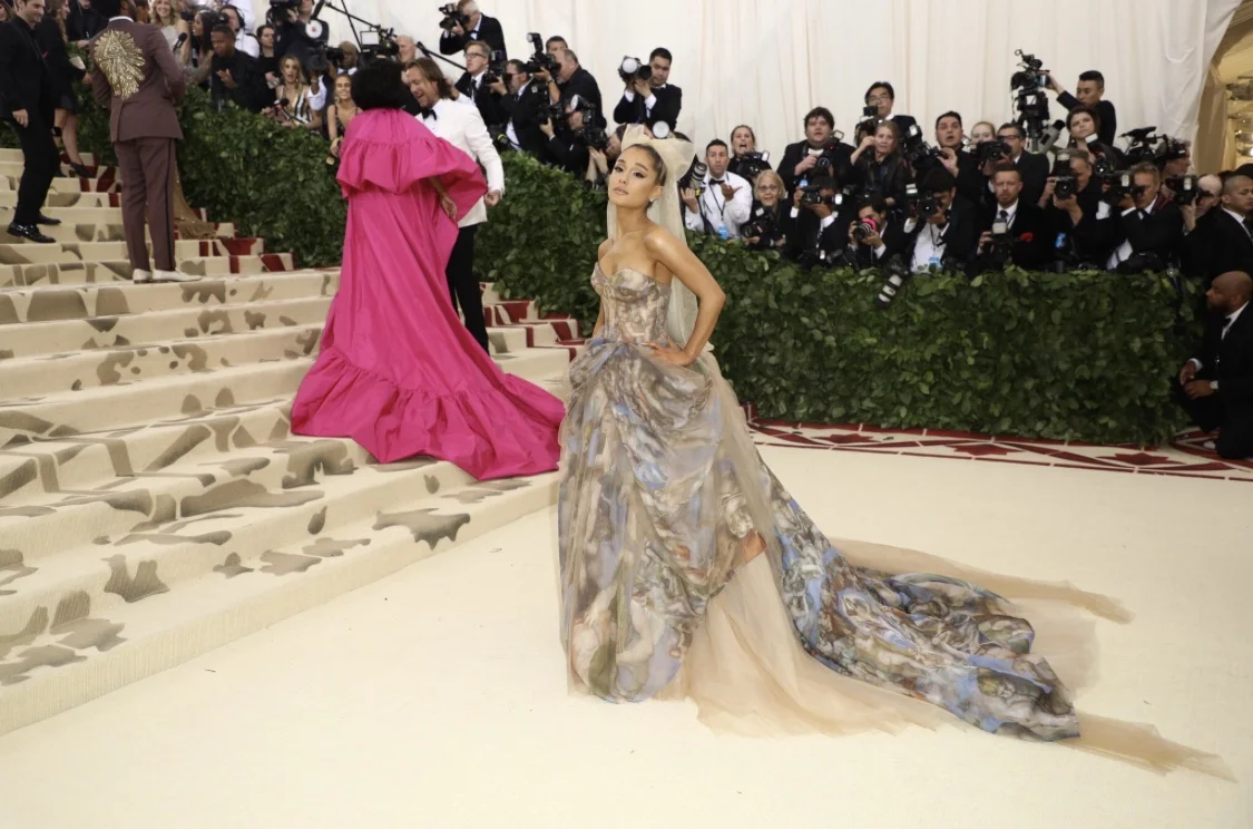 Ariana Grande in Vera Wang