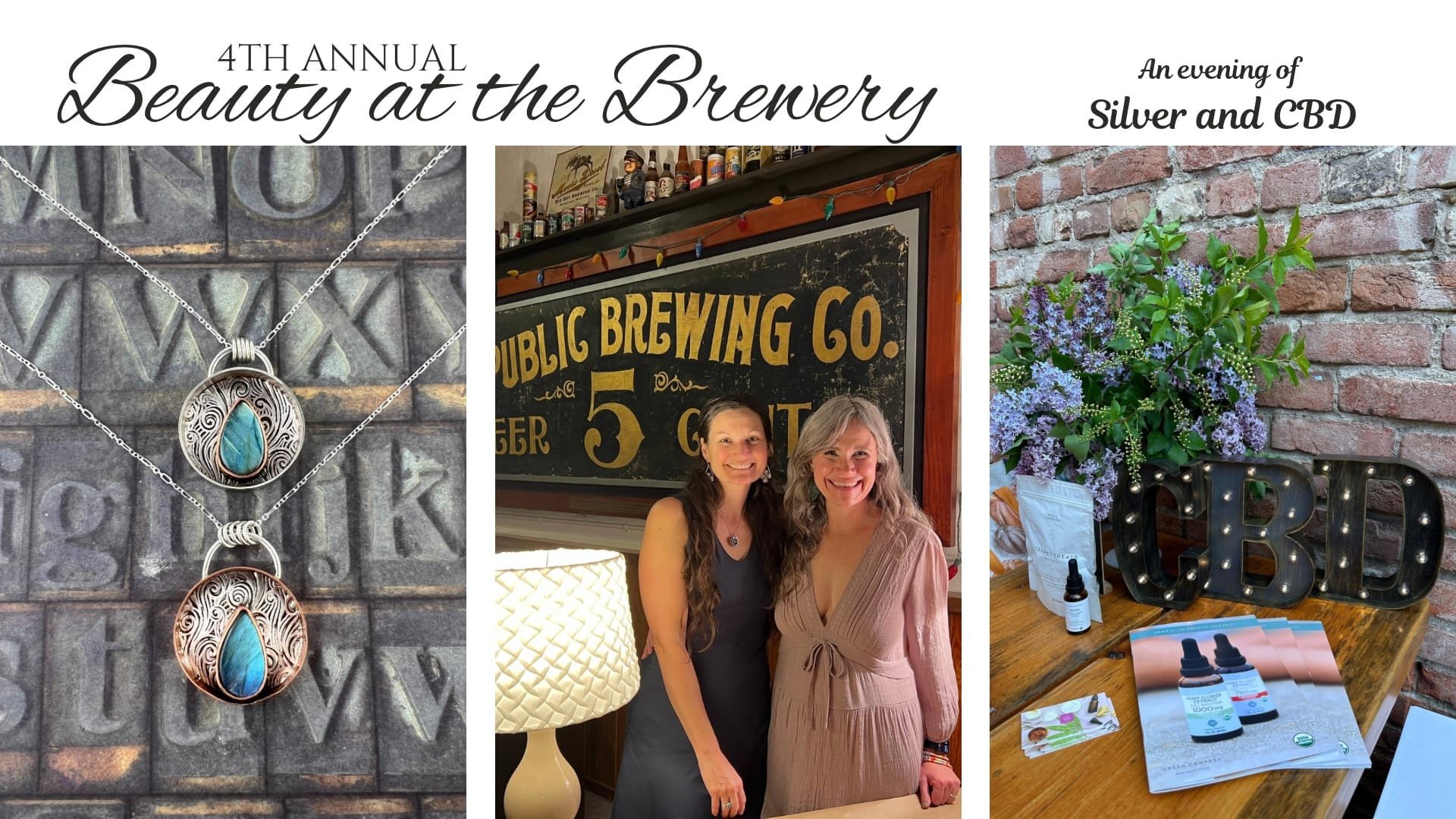 Beauty at the Brewery: An evening of Silver and CBD