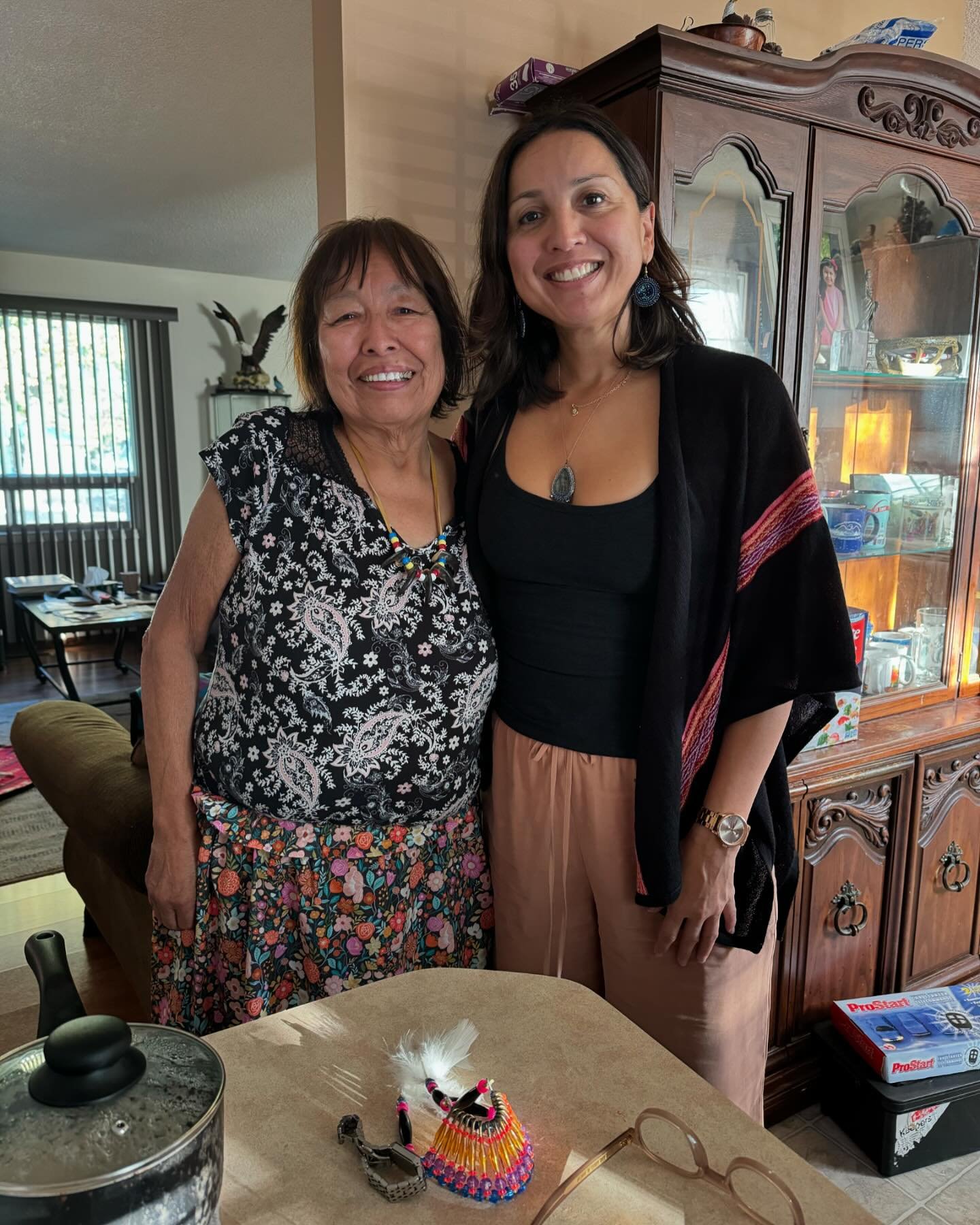 I came back to Treaty 1 (Winnipeg, Manitoba) to receive my spirit name from my auntie on last Friday. ❤️

Traditionally you&rsquo;d get a name closer to your actual birth but happens later in life too. This name allows spirit to SEE you. I heard thro