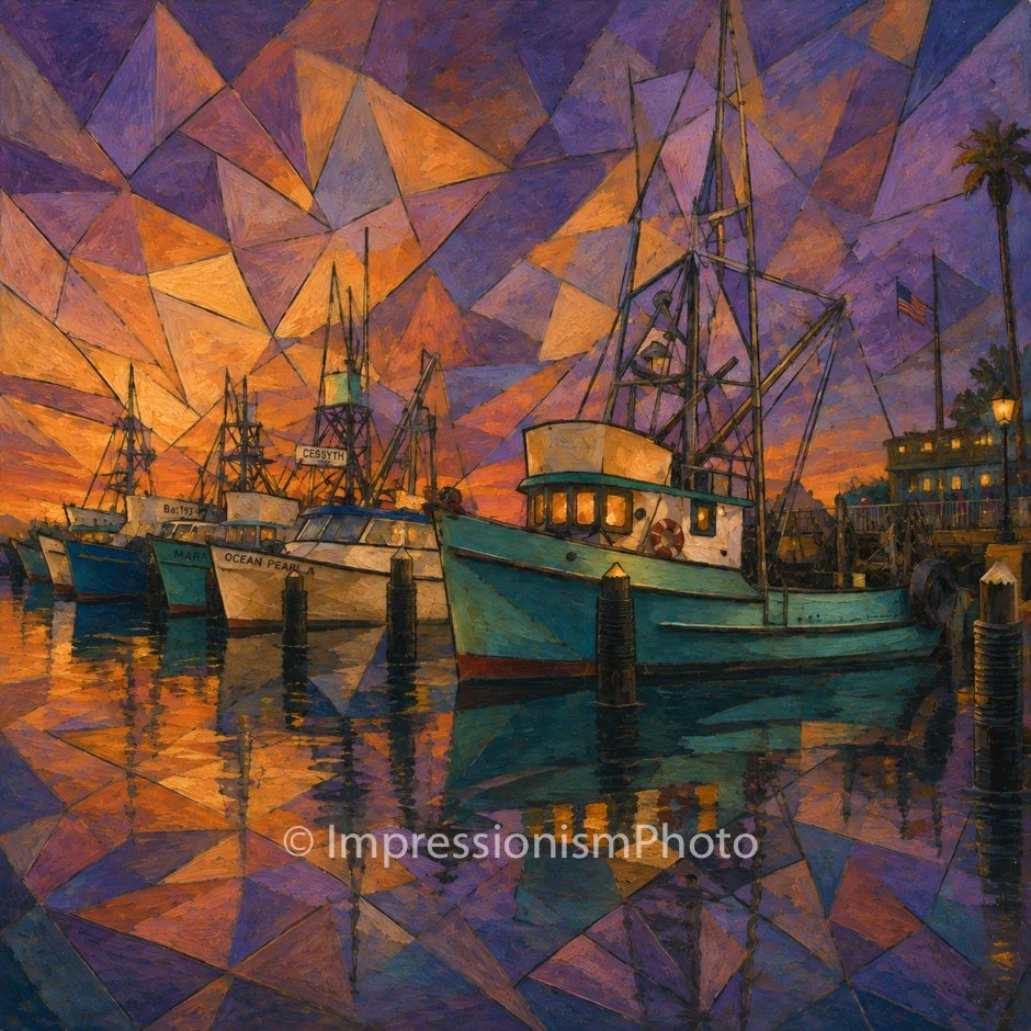 Fishing Boat Row IV
