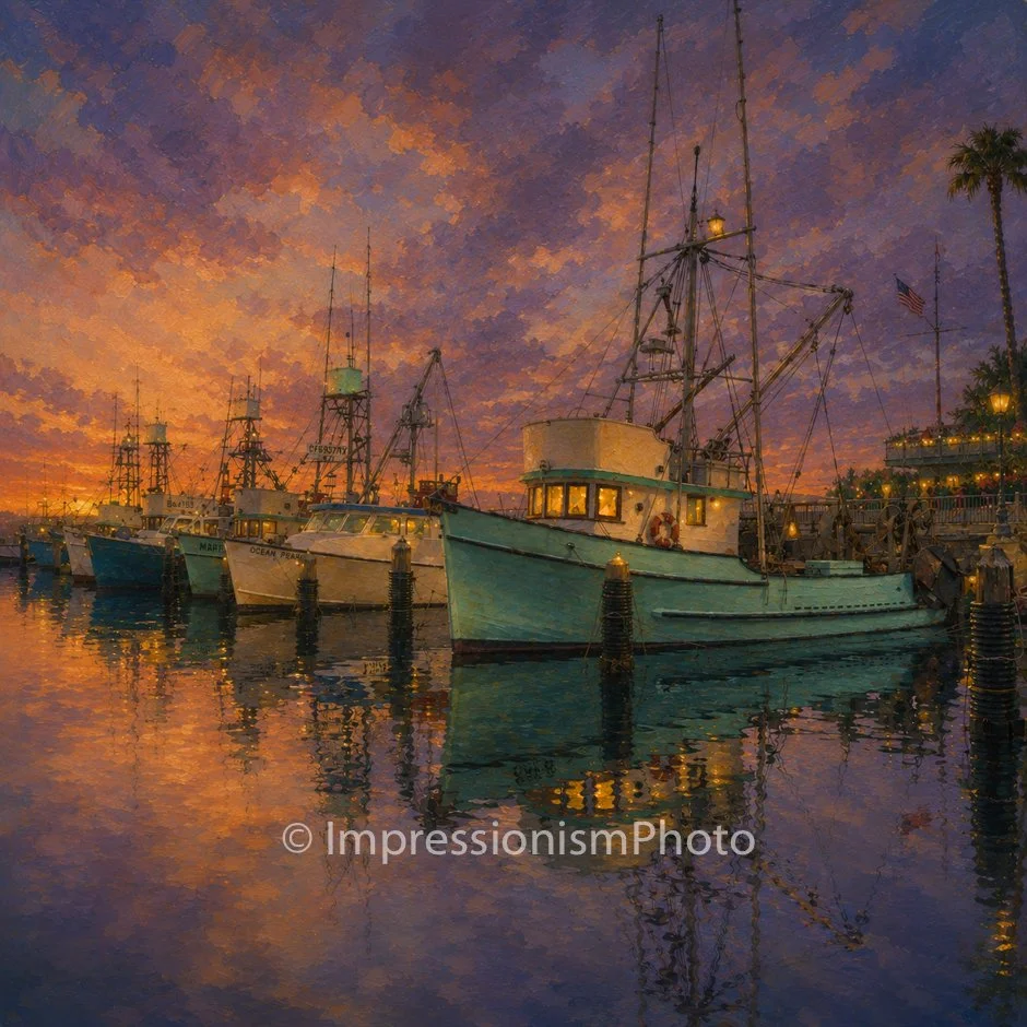 Fishing Boat Row IV