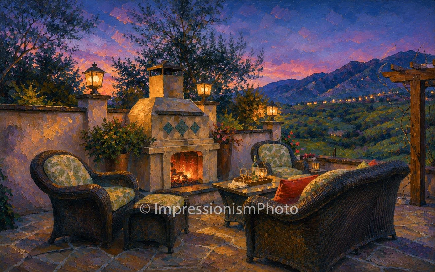 Patio Sunset I