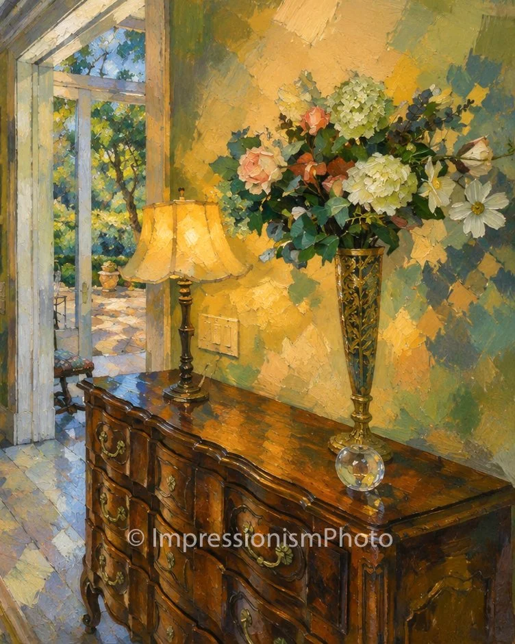 Sitting Room Flowers I