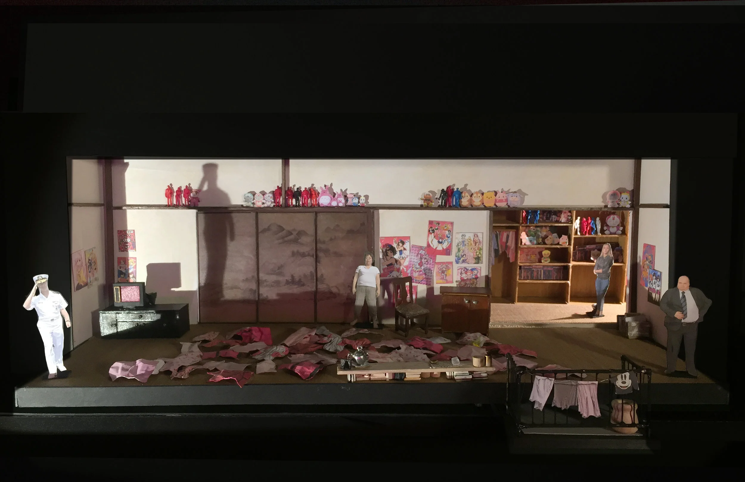 ACT 03 - Pinkerton Returns "Farewell flowery refuge of Happiness and Love" 1/2" scale model