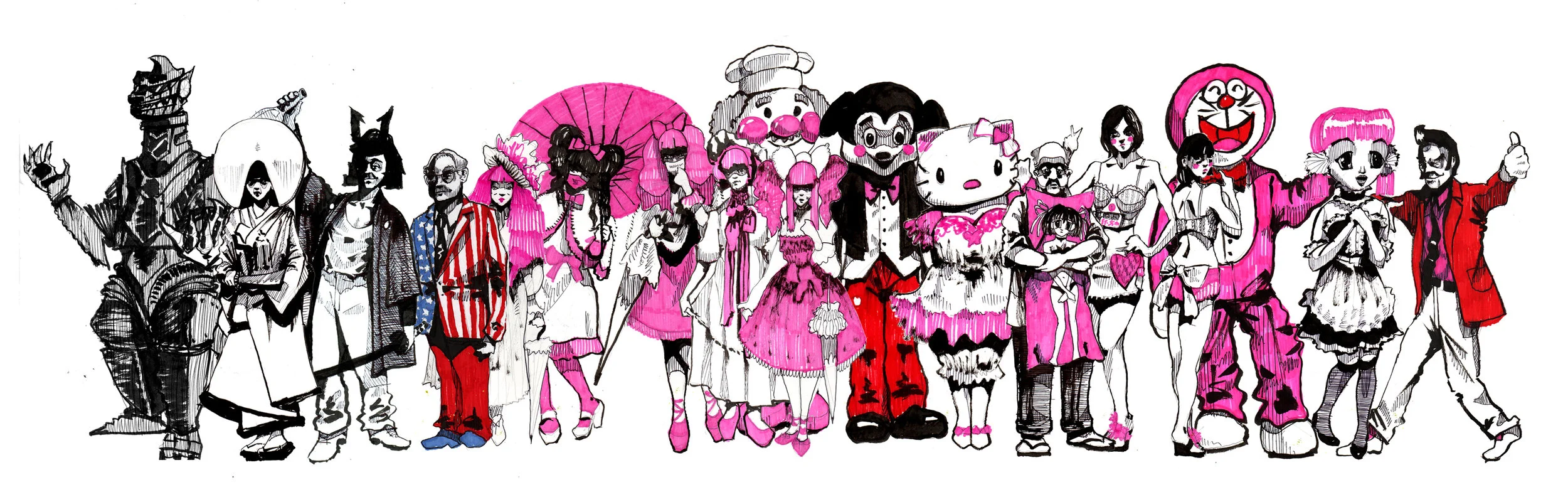 ACT 01 COSTUME SKECTHES