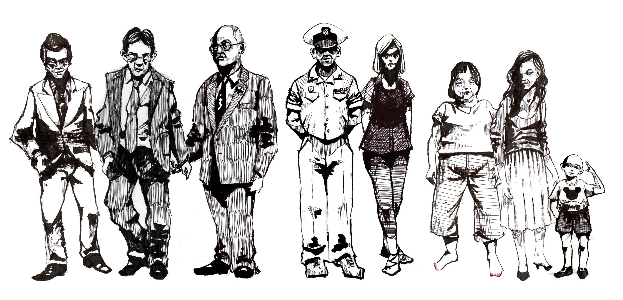 ACT 02 COSTUME SKETCHES