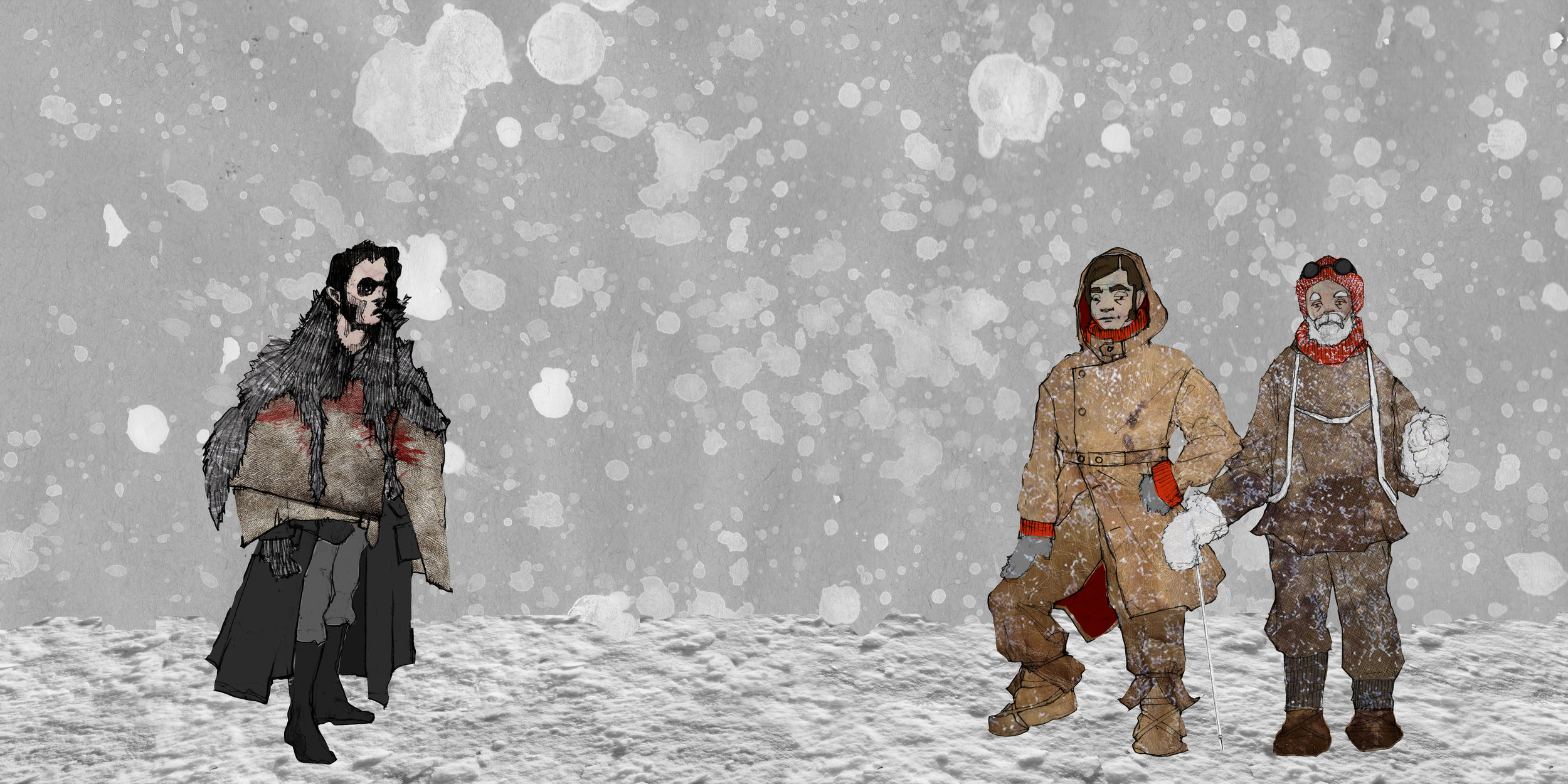 ACT 01 _ ARCTIC&nbsp; COSTUME SKECTHES