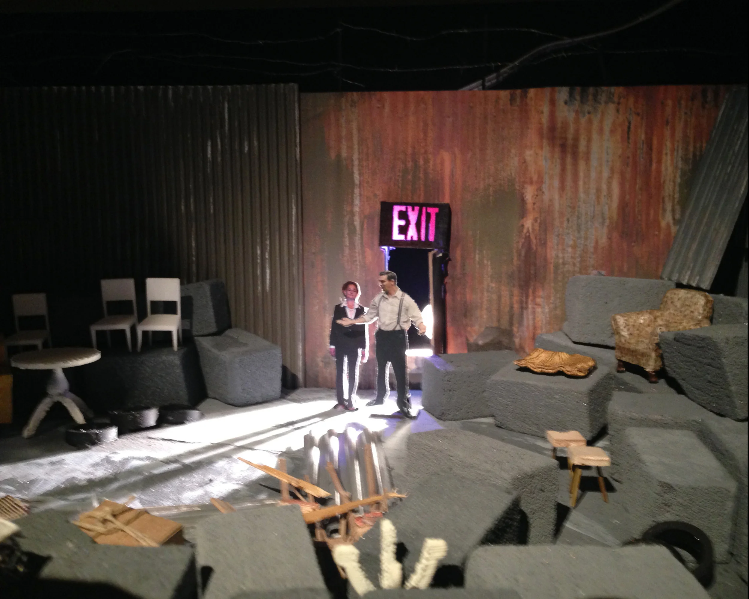 Koch and Monique1/2" scale model