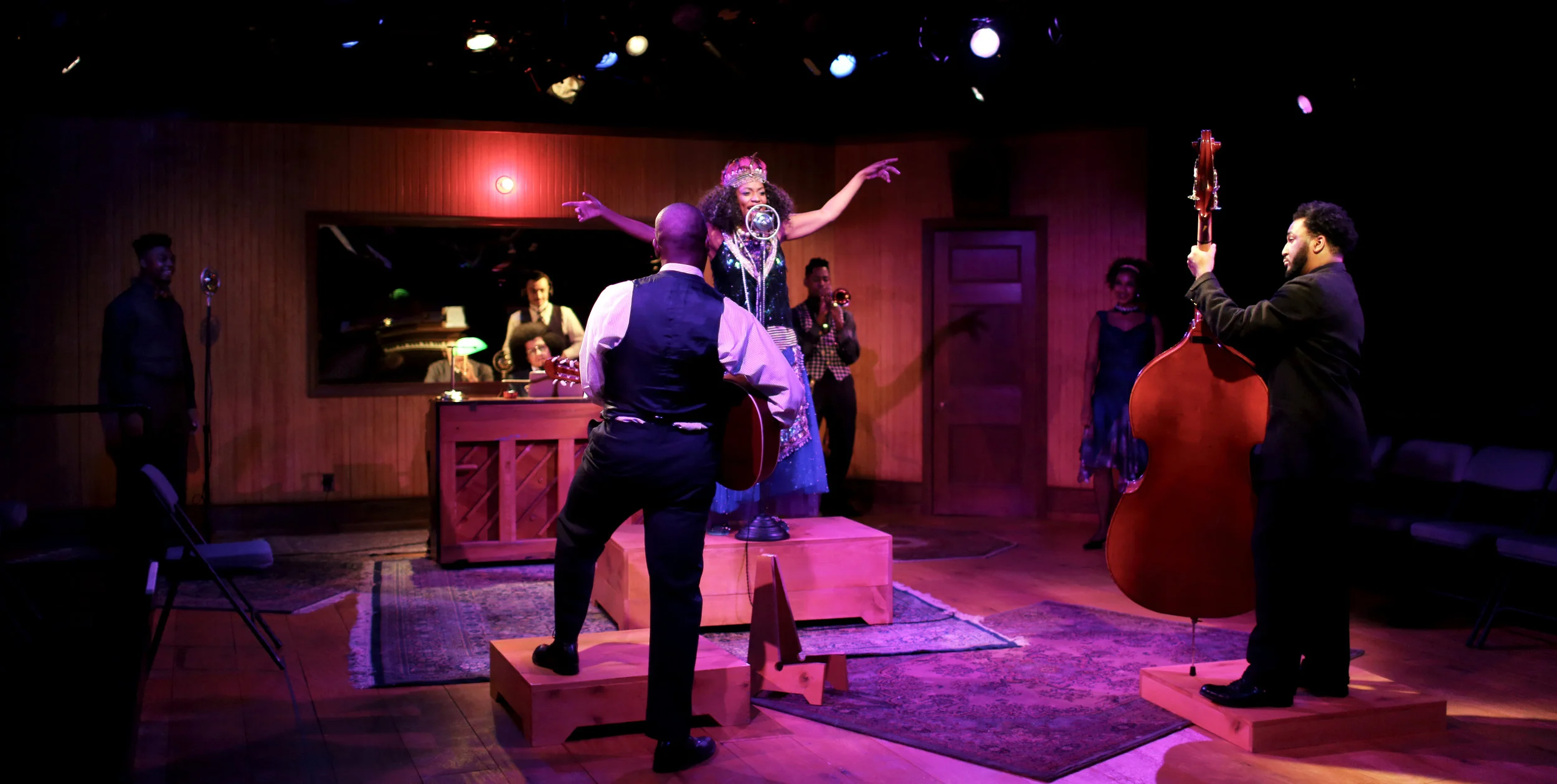 MA RAINEY’S BLACK BOTTOM by August WilsonDirected by Colette Robert | NYU Jack Crystal TheaterScenic Design by Andrew D. Moerdyk | Costume Design by Ramaj Jamar | Lighting Design by Bailey Rosa | Sound Design &amp; Music Direction by Avi Amonphotogr…