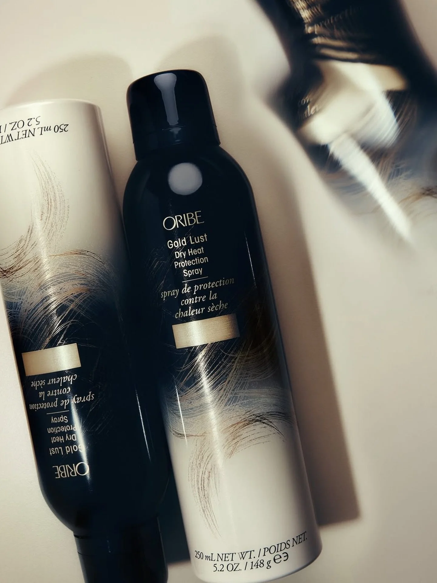 Heat protection, but make it luxury. ✨

Meet your hair&rsquo;s new non-negotiable: Oribe Gold Lust Dry Heat Protection Spray &mdash; shielding strands up to 450&deg;F while repairing, smoothing, and bringing your hair back to its softest, glossiest s