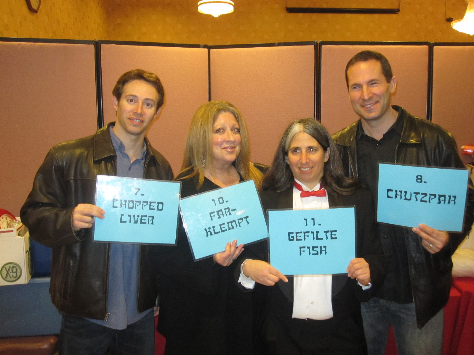 Avi Liberman, Elayne Boosler, Lisa Geduldig, Jeff Applebaum, 2011