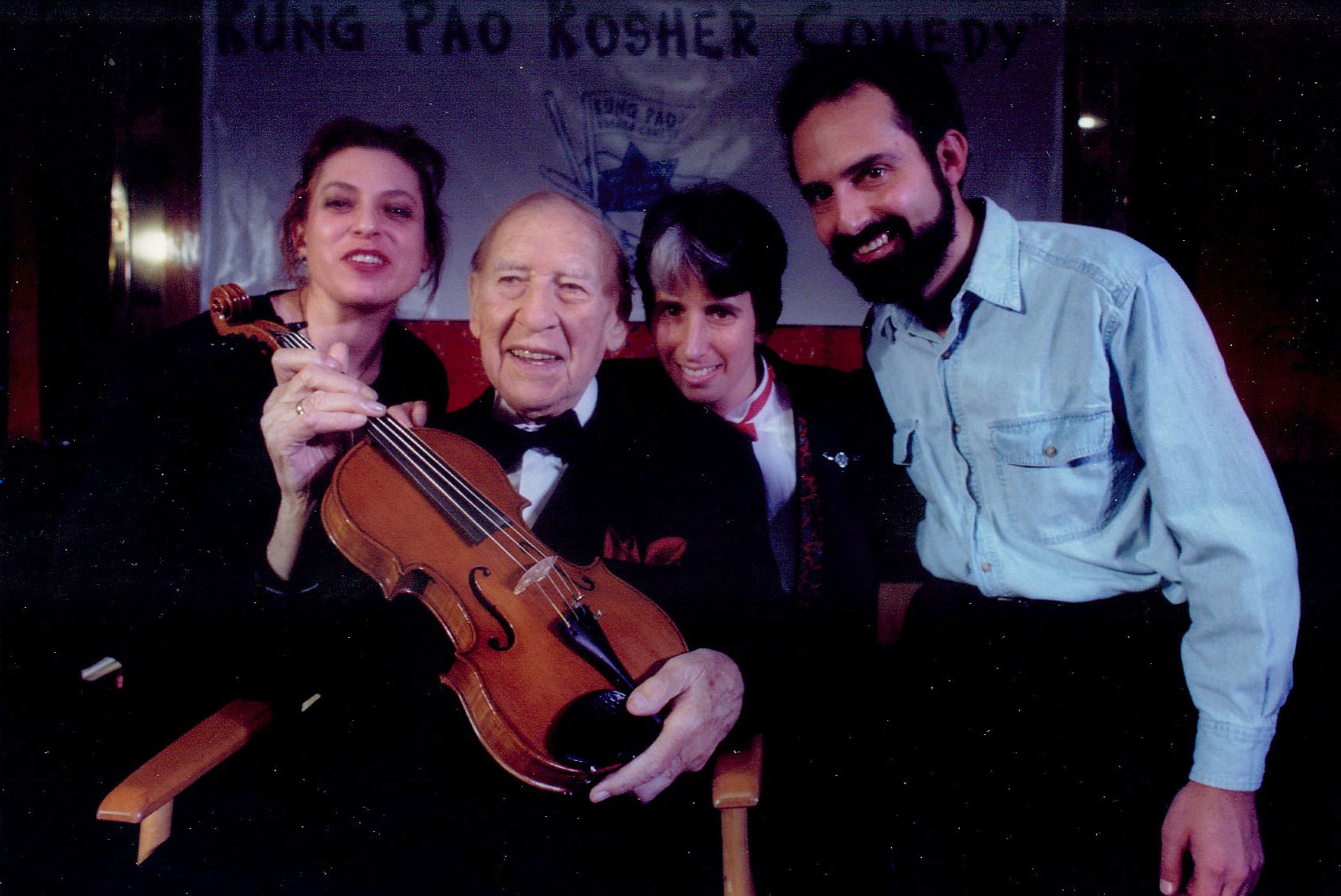 Judith Sloan, Henny Youngman, Lisa Geduldig, Charlie Varon, 1997