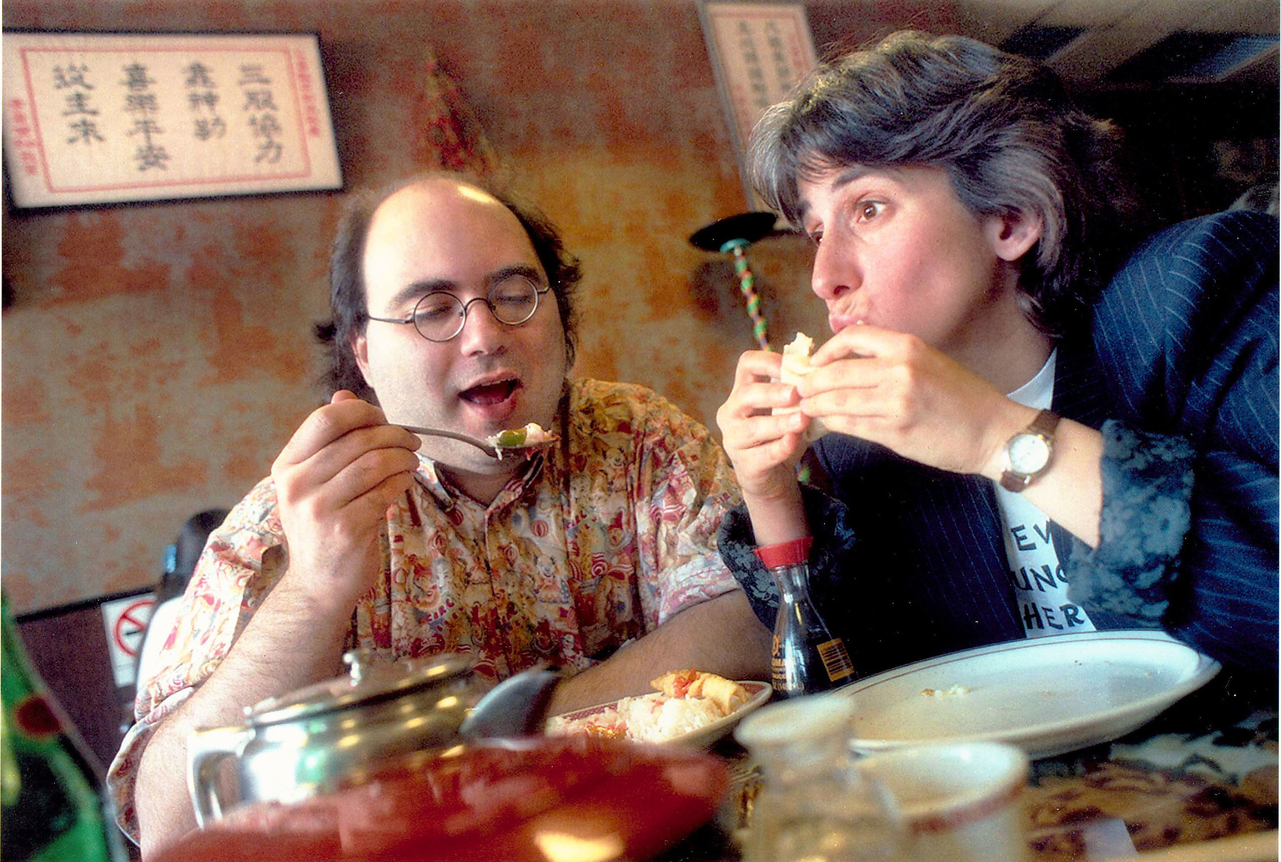 Josh Kornbluth and Lisa Geduldig, 1996 