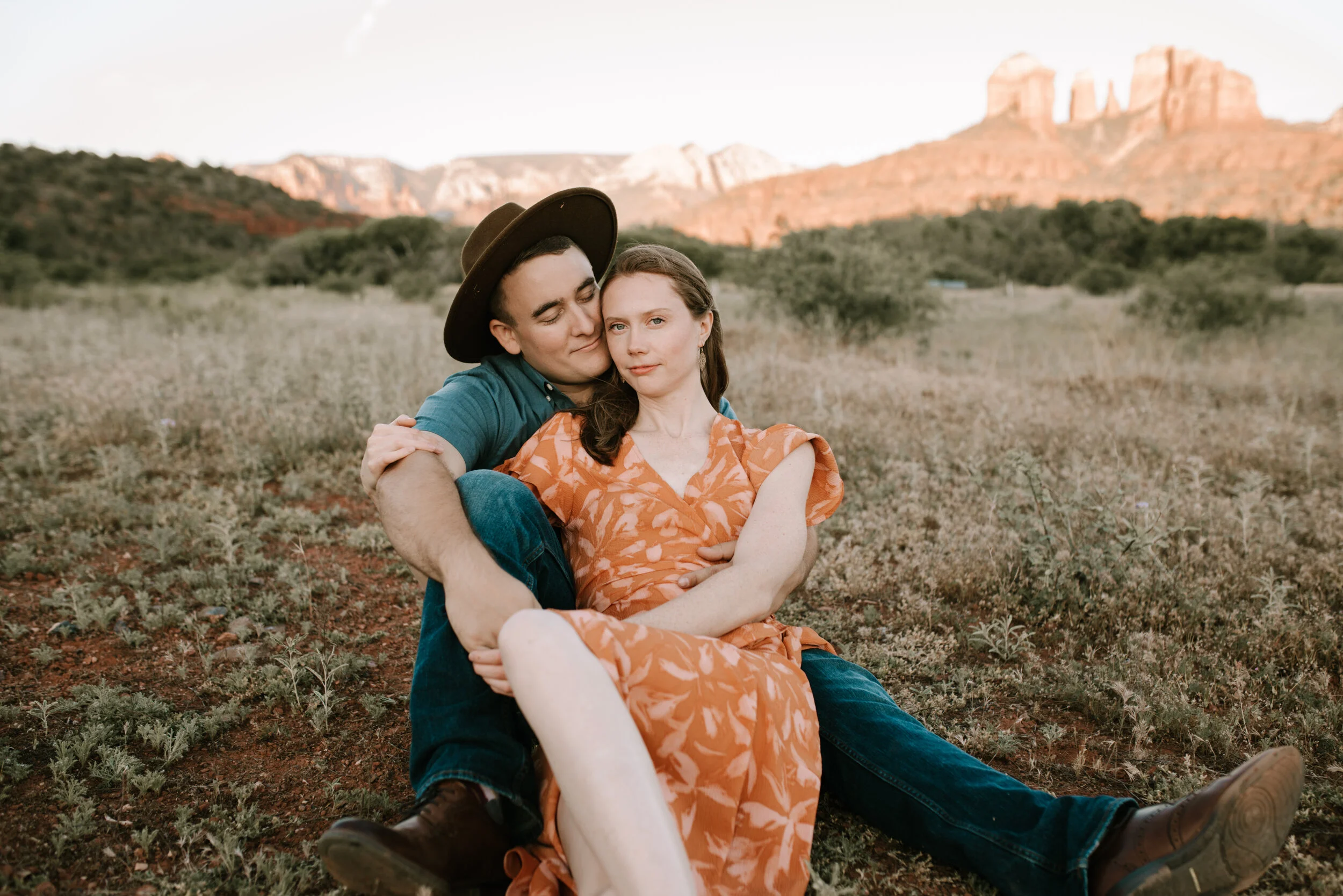 Anniversary session in Sedona, Arizona. 