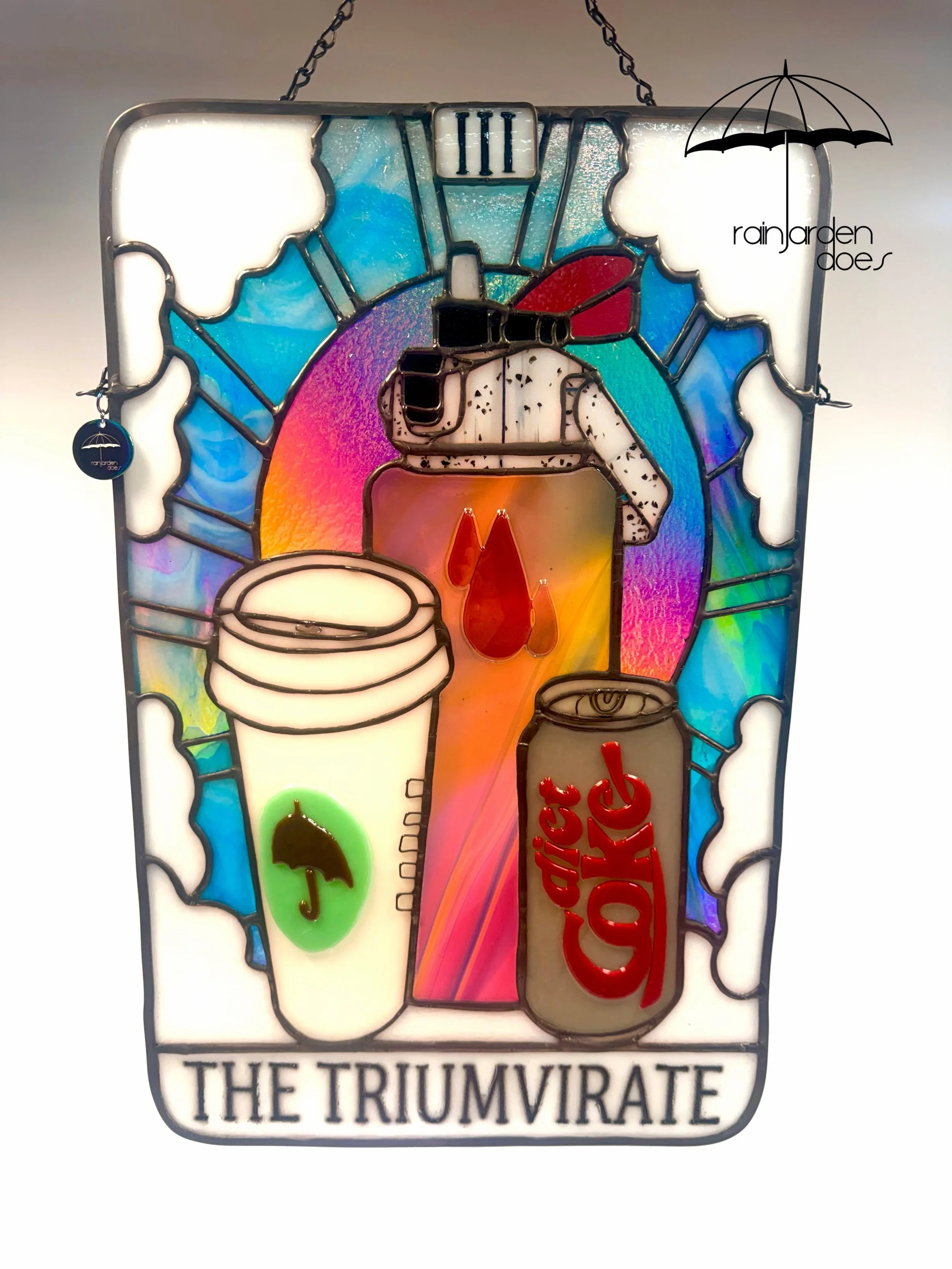 Next up in my tarot series: III - The Triumvirate 
☕️💧🥤

A triumvirate is a group of three powers that rule together. And if you&rsquo;ve ever spent more than 20 minutes with me, you already know exactly who&rsquo;s running this shit.

Coffee. Wate