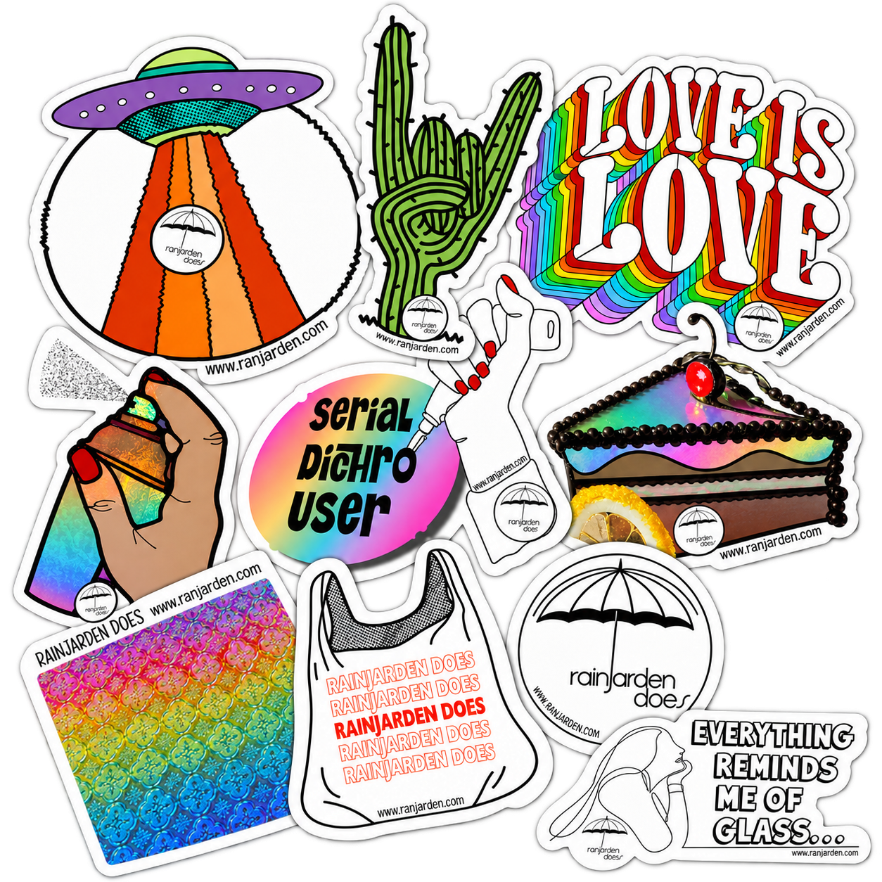 Random Sticker 10-Pack