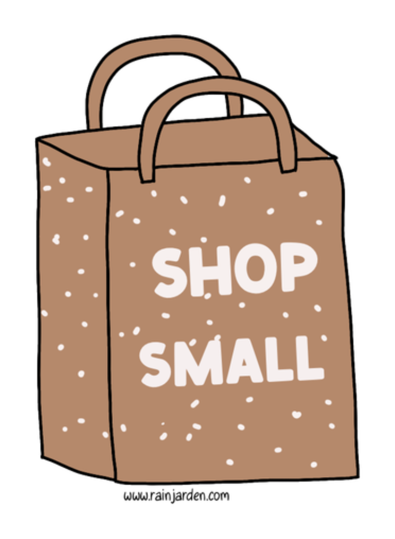 Shop Small Bag Sticker
