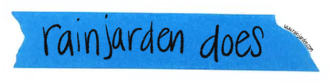 Blue Painter’s Tape Sticker