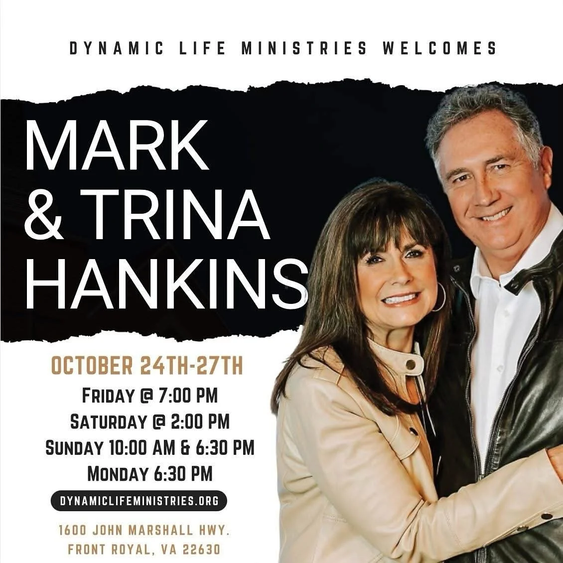 Pastors Mark and Trina Hankins