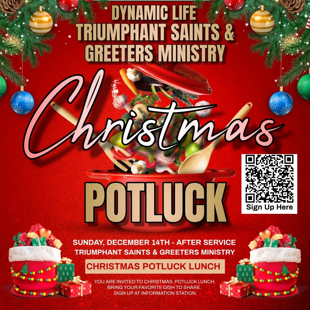 Triumphant Saints &amp; Greeters Ministry: Potluck Lunch