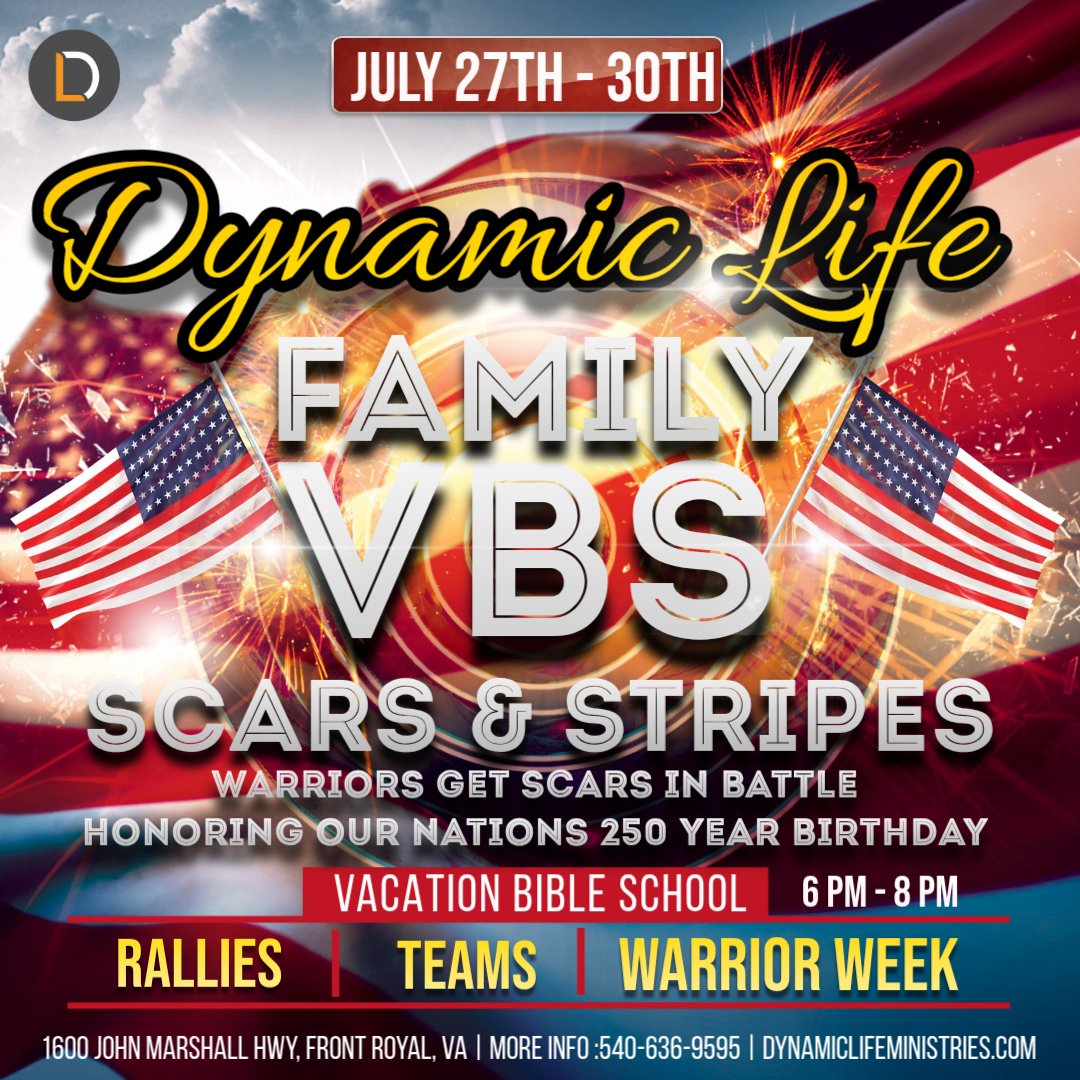 2026 DLM FAMILY VBS - SCARS &amp; STRIPES