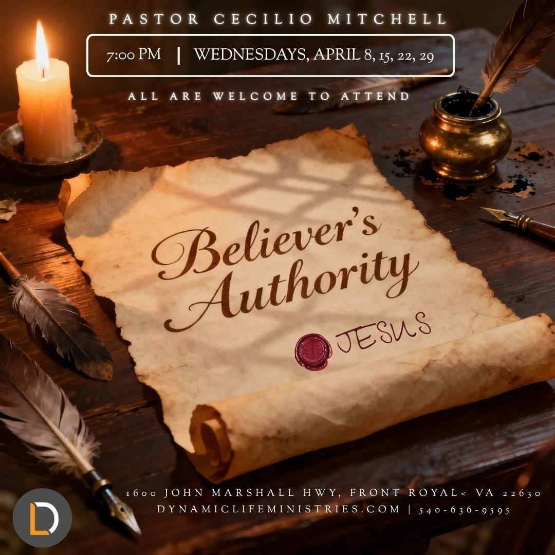 Believer's Authority with Pastor Cecilio Mitchell.