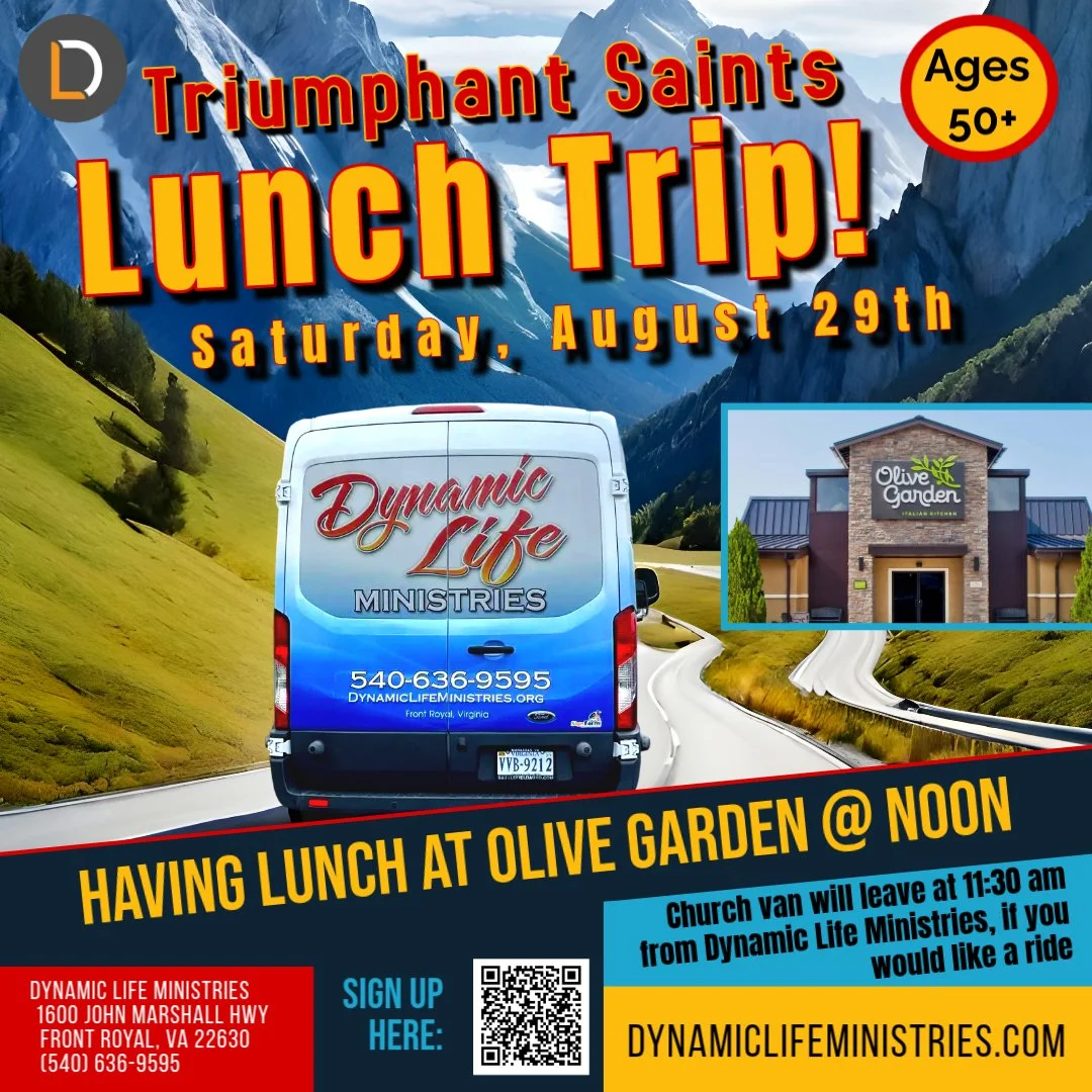 Triumphant Saints to Olive Garden. Age 50+
