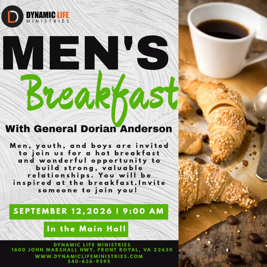 Men's Breakfast with The General