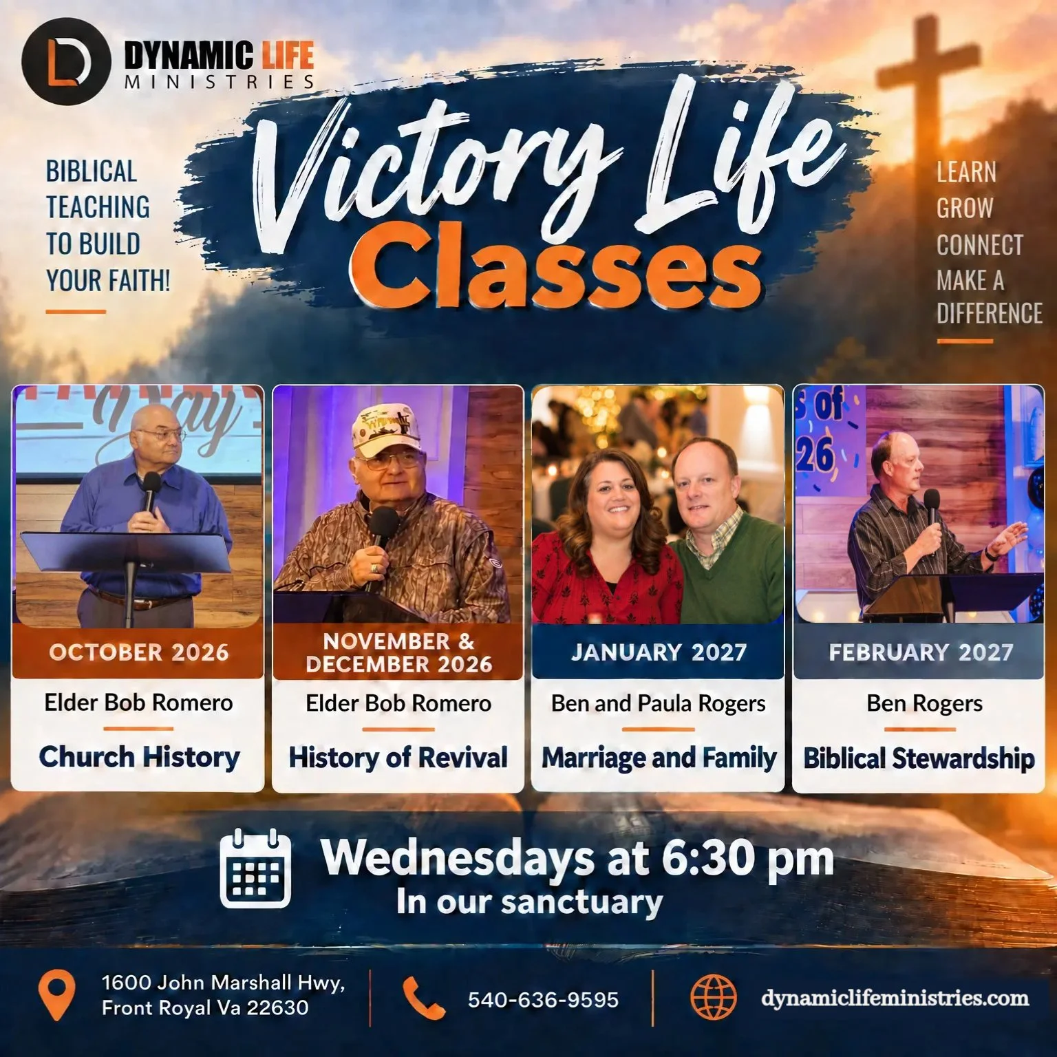 Wednesday Family Nights and Victory Life Class