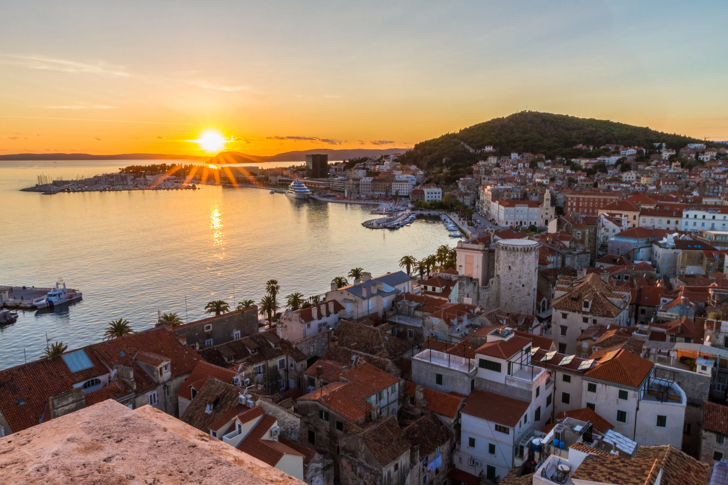 Split Sunset