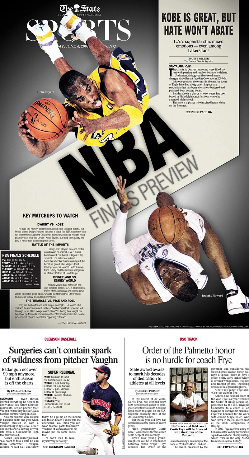 The State Newspaper - Sports Cover
