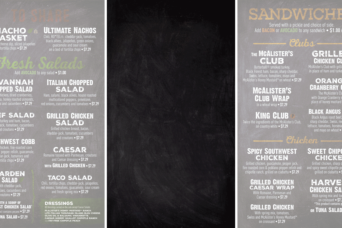 Digital Menu Board POP