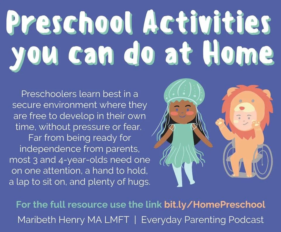 Preschool Activities You Can Do At Home During COVID-19 School Closures