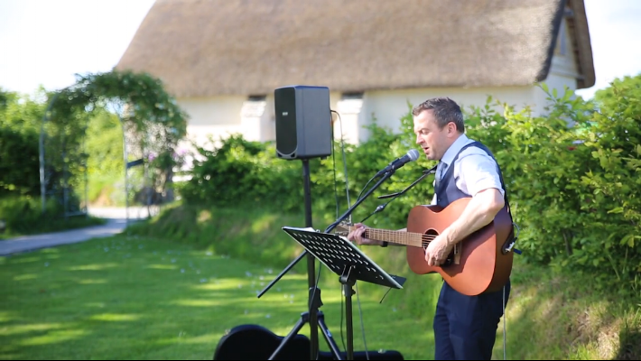 Afternoon on the lawn at The Barn, Devon
