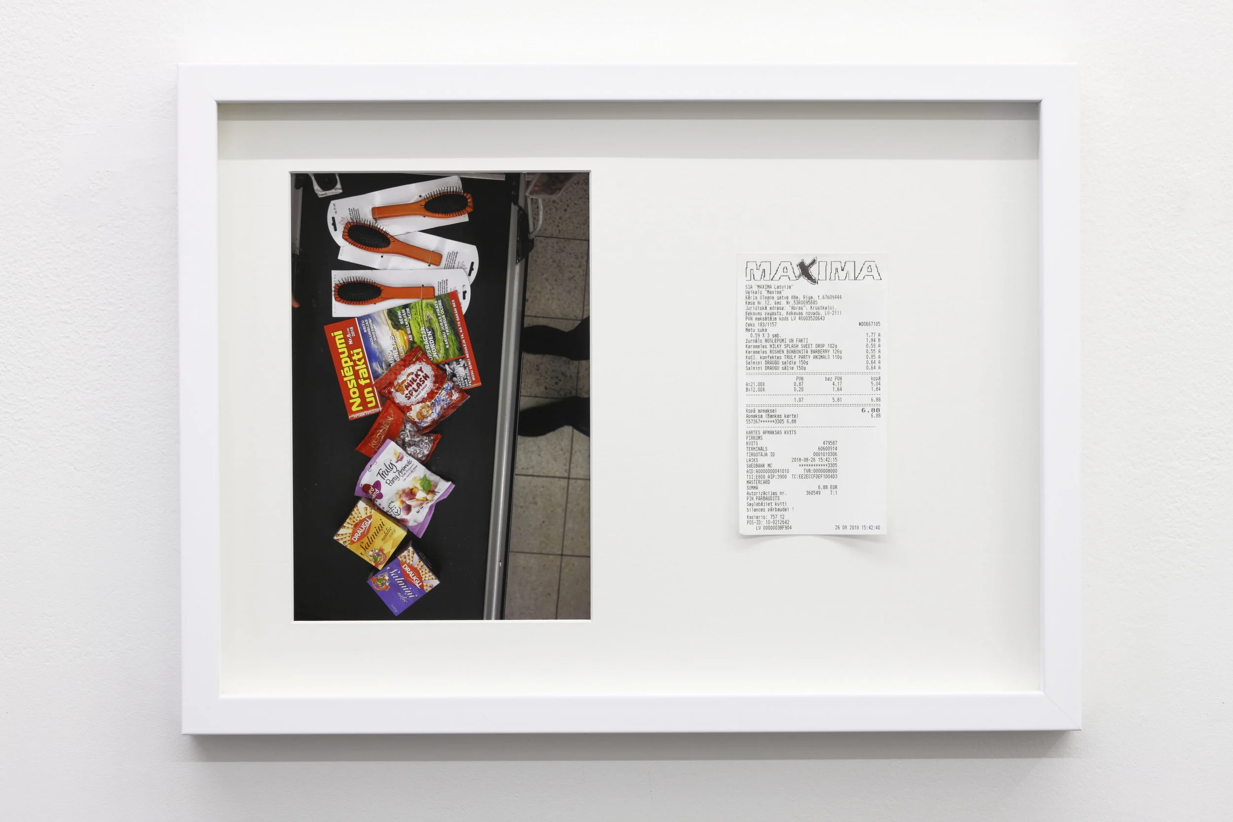  Ivars Gravlejs, “Shopping poetry 2018 - 6“ 